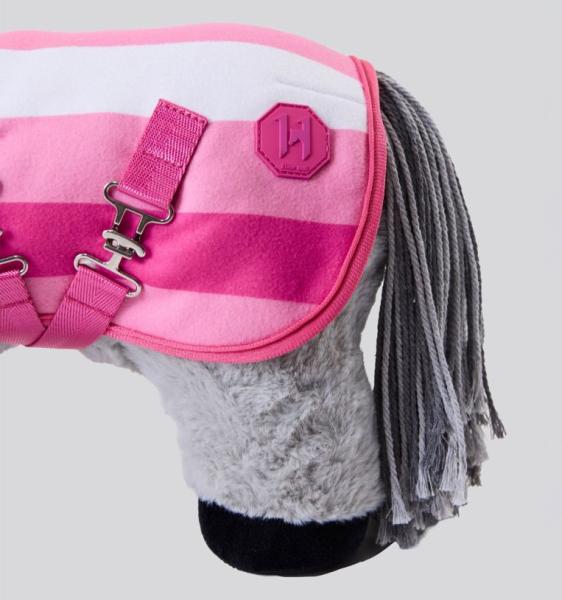 Crafty Ponies Horseware Newmarket Fleece Cooler - witney pink